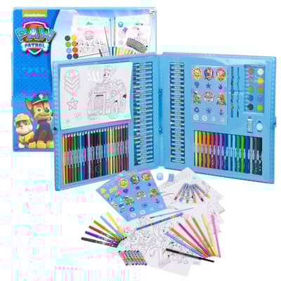 Paw Patrol Stort malersæt 100 dele, maling, tegning, tegning 2.a sortering
