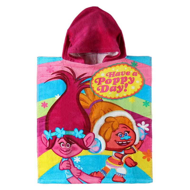 Trolls Kids Kylpyponcho Towel Poncho 115*50 cm