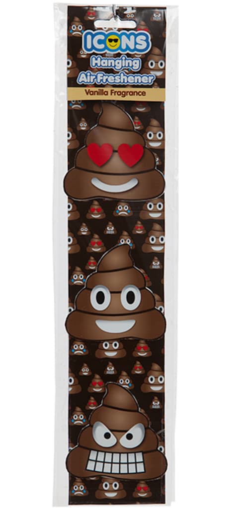 3-pack Doftgran Emoji Poop Till Bilen, Husvagn, m.m.