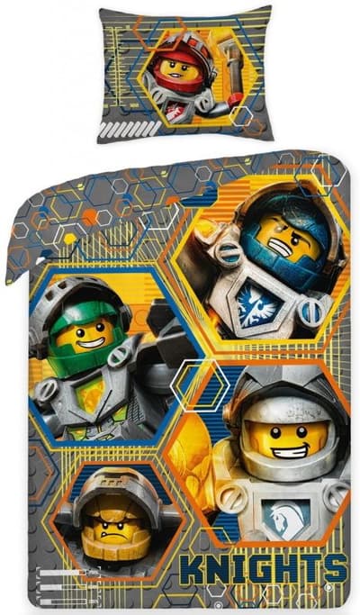 LEGO® NEXO KNIGHTS Sengetøy Dynetrekk 140x200 + 70 x 90cm