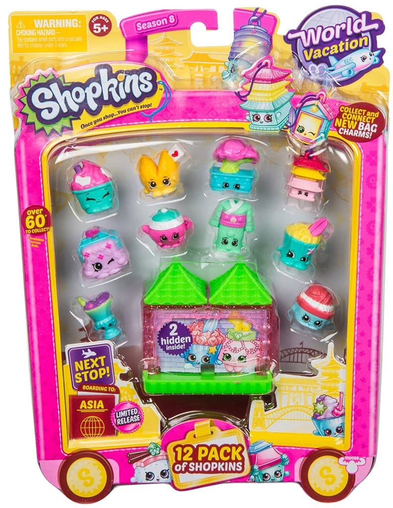 Shopkins 12 Pack Season 8 World Vacation Asia Limited Release