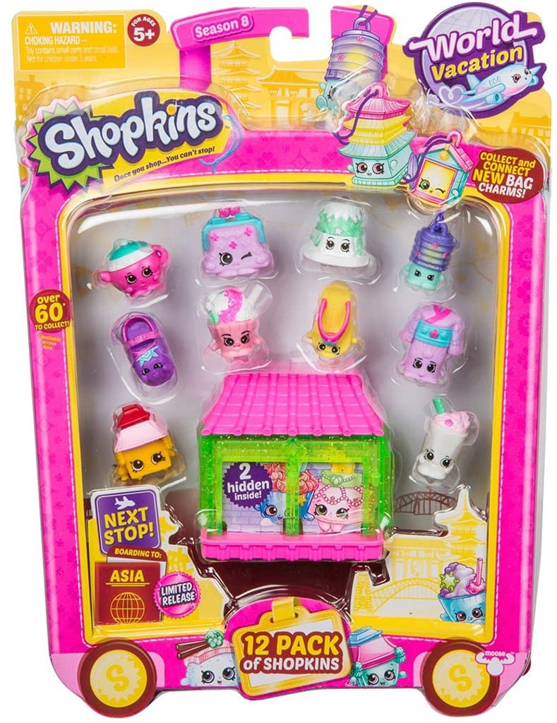 Shopkins 12 Pack Season 8 World Vacation Asia Limited Release