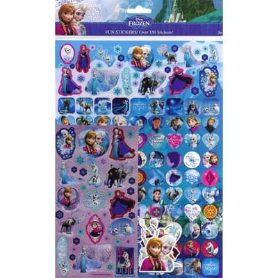 Disney Frozen Stickers Pack 150pcs Fun Foiled Gjenbrukbar