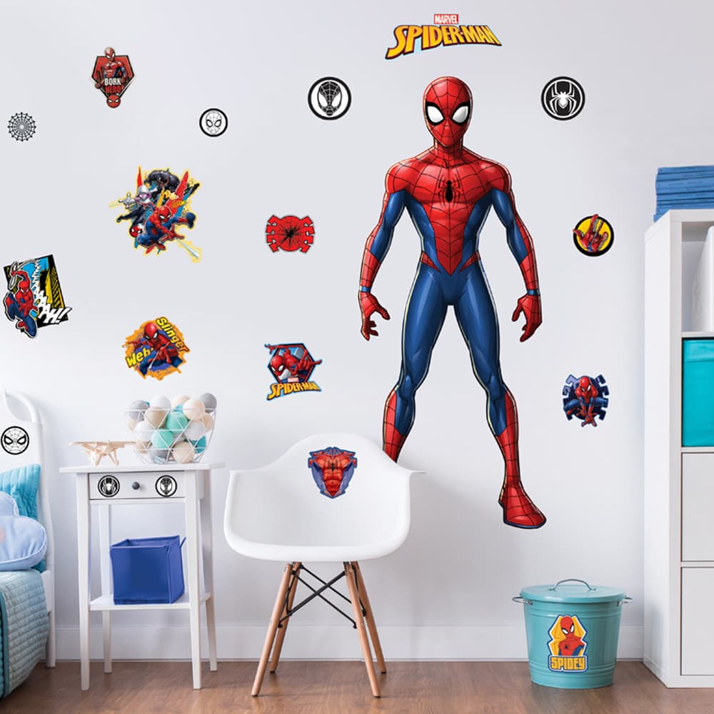 Spider-Man Spider Man Stort tegn klistermærke