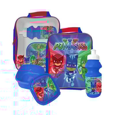PJ Masks Pyjamashjältarna Väska med Matlåda och Vattenflaska