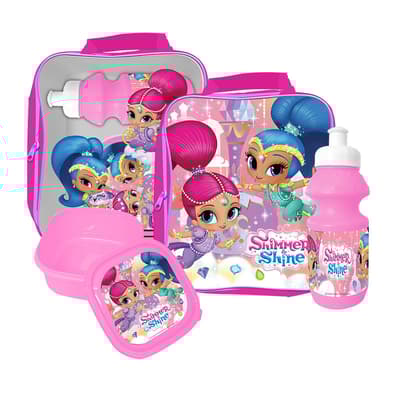 Shimmer and Shine Väska med Matlåda och Vattenflaska
