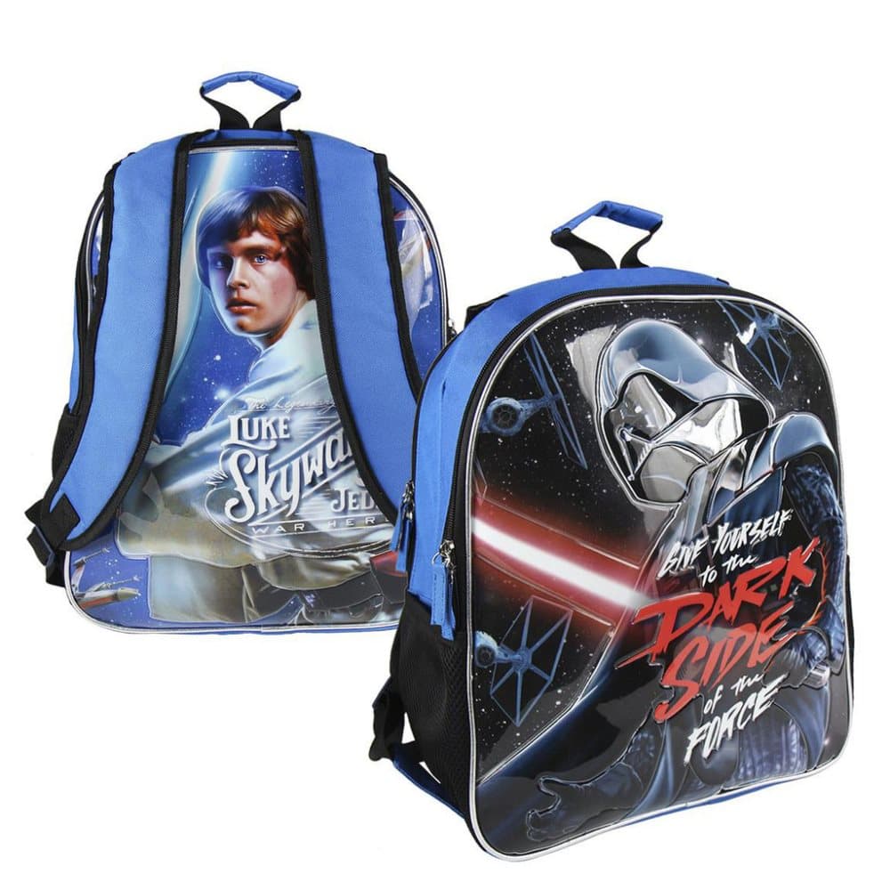 Vendbar 2i1 rygsæk Star Wars skoletaske 41x31x13 cm