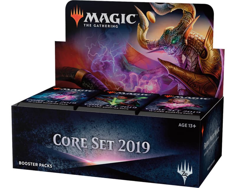 Magic The Gathering: Core Set 2019 Booster Box 36-Pack. kort