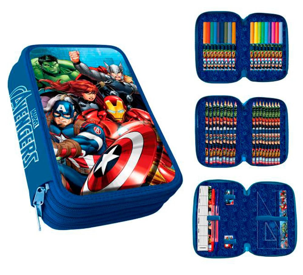 Avengers Triple Skolset penpen i 43 stykker