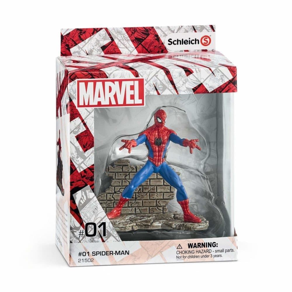 Schleich Spider-Man Marvel Collectible håndmalet