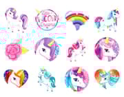 Unicorn Unicorn Tattoos Tattoos 24stk