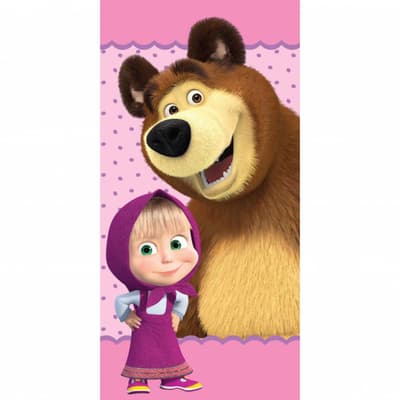 Masha And the Bear Håndklædet badehåndklæde 140 * 70cm 13403