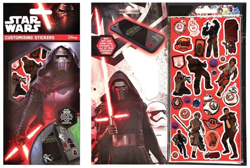 Star Wars 300st Stickers Genanvendelige Vinyl Stickers