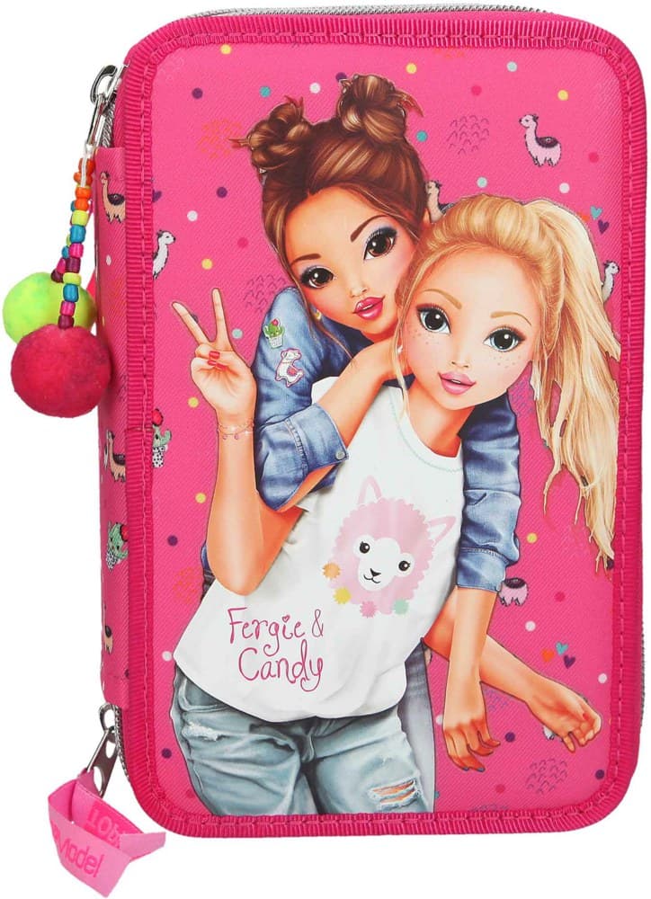 TOPModel 44-delt Triple Penny-kasse Skolet Pennset Alpacka Fergie & Candy