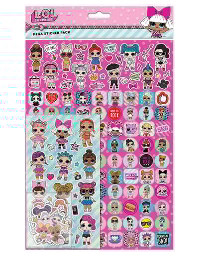L.O.L. Surprise! LOL Stickers Pack 150st Foiled Klistermärken