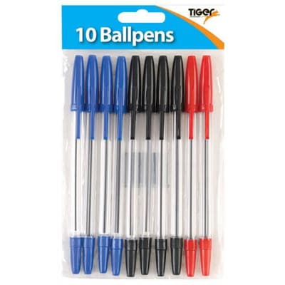 120-pack Tiger Ballpont kuglepenne Forskellige farver
