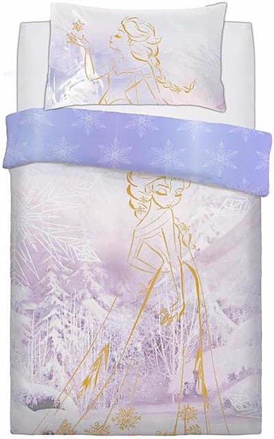 Frozen Rose Gold Sengetøy Dynetrekk 135x200+48x74cm