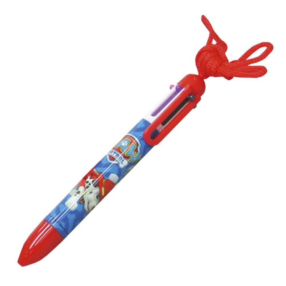 Paw Patrol Bläckpenna 6 Olika Färger Med Halsrem 1st