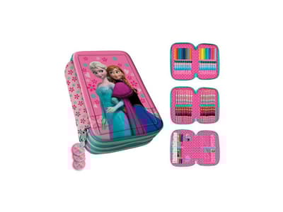 Frozen Frost Elsa Anna 44-delt Pen Shrine Triple Skolset Pennset