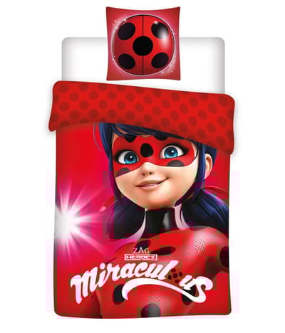Mirakuløs ladybug dynebetræk Sengesæt 140x200 + 65x65cm