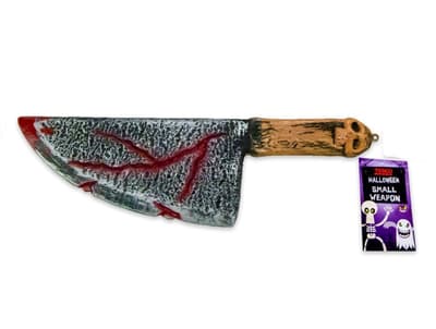 Halloween Blodig Skräckkniv Av Plast 31cm Fest Skämt Party Nr 3