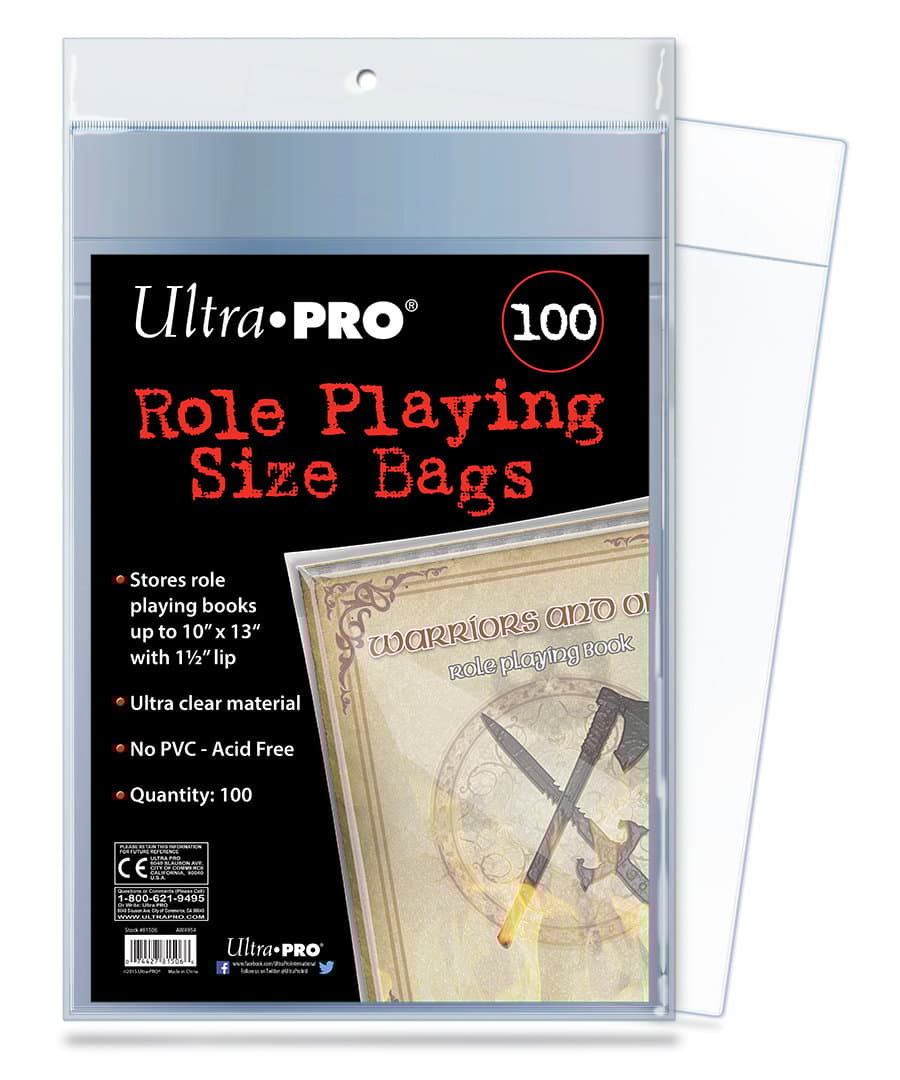 Ultra Pro Role Playing Size Bags Size 254 x 330,2 mm 100-Pack