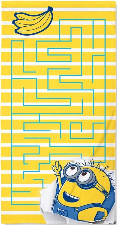 Minions Awesome Håndklæde badehåndklæde 140 * 70cm