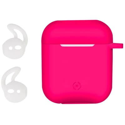 Celly Airpod Taske Aircase Sportshooks Sæt Rosa