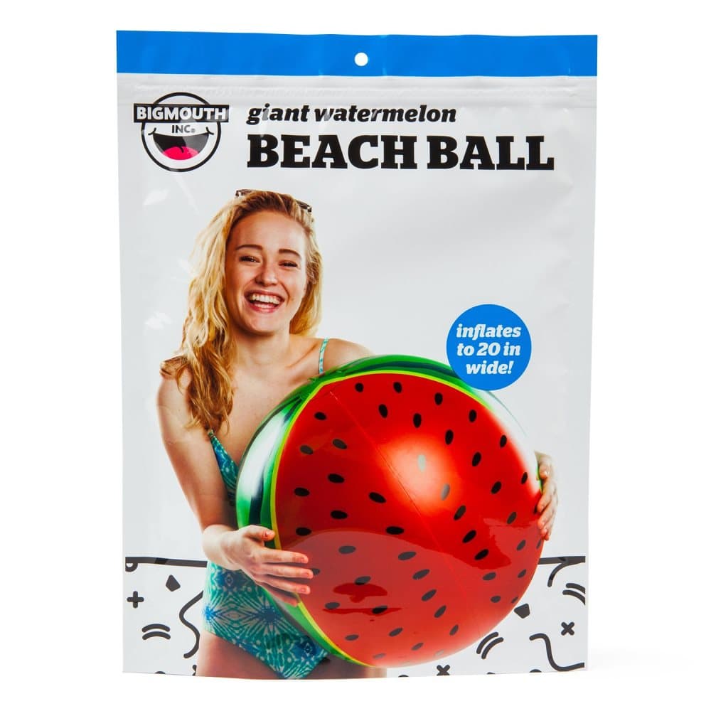Bigmouth Beach ball Strandboll Badboll Oppustelig Vandmelon 50 cm