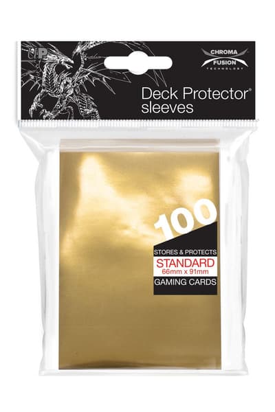 Ultra Pro Vintage Gold Standard Deck Protectors 66x91mm 100-Pack