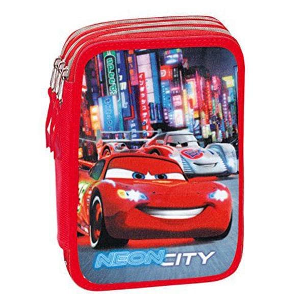 Cars Neon City 43-delt Pennskrin Triple Skolset Pennset