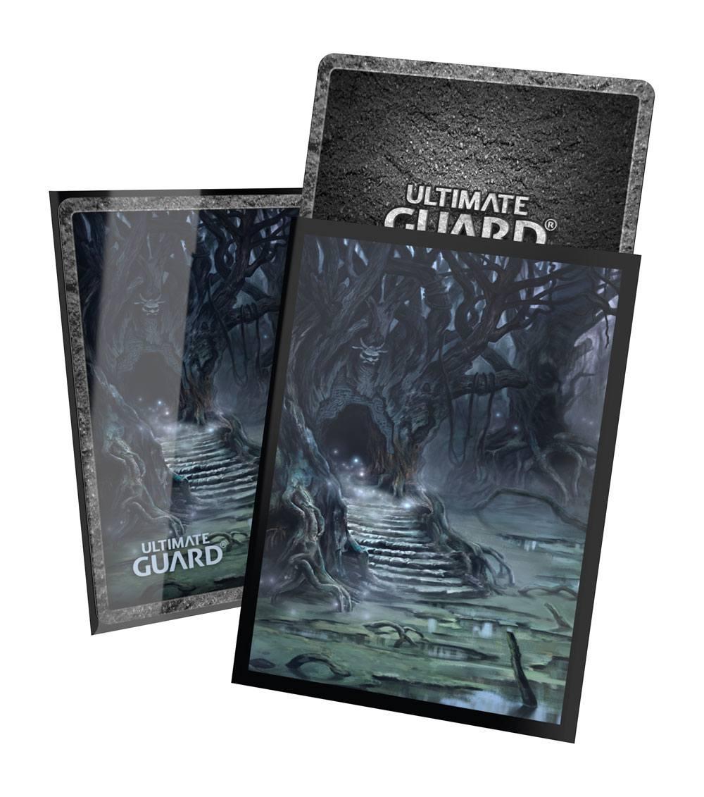 Ultimate Guard Printed Sleeves 66x91mm Swamp Lands Edition II