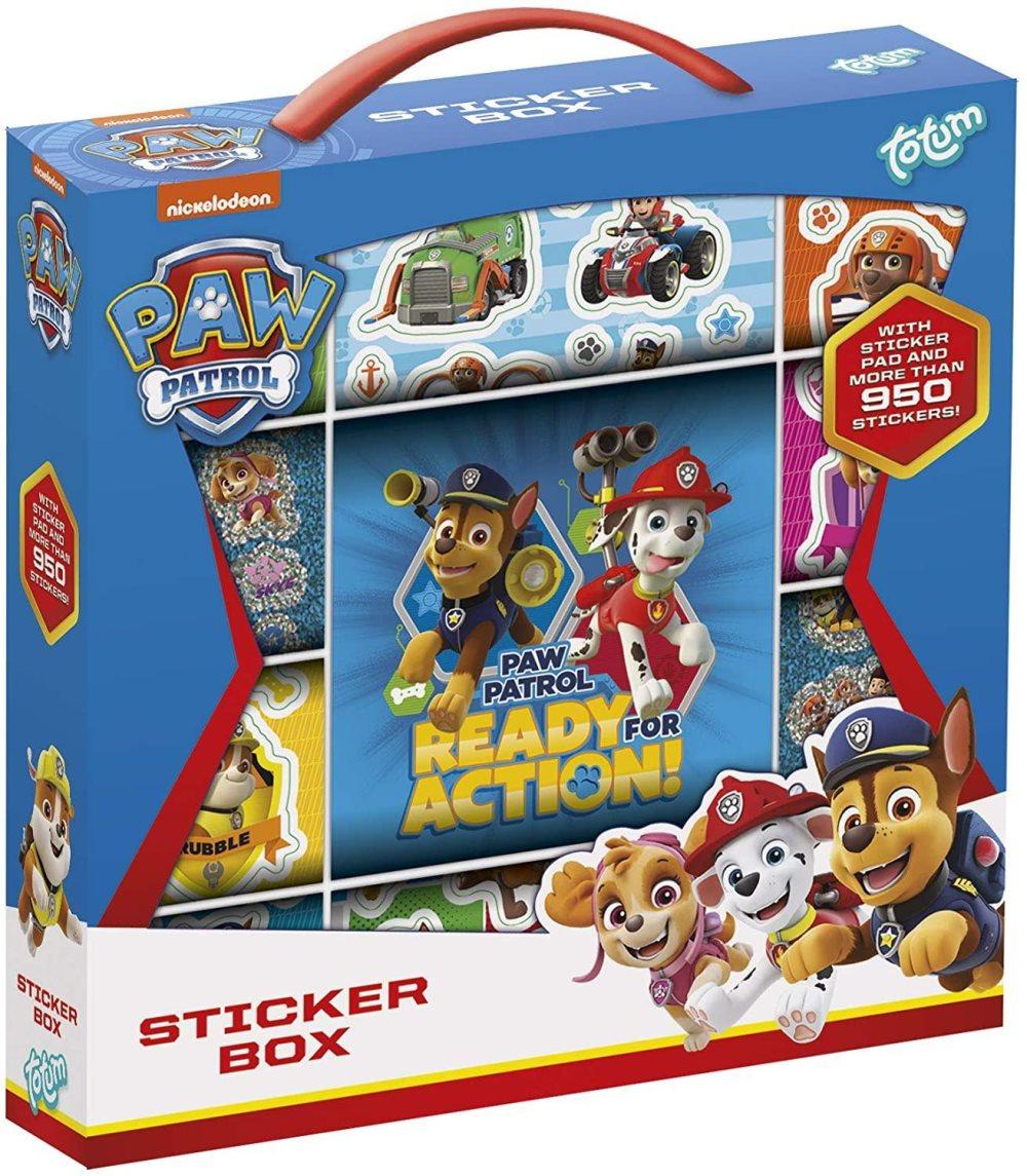 950+stk Klistermærker Totum Paw Patrol Sticker Box