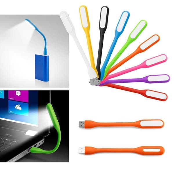 USB-Lampa, Flexibel (Röd)