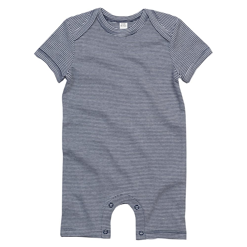 BabyBugz Unisex Baby Short Sleeve Striped Bodysuit