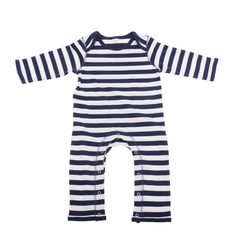 Babybugz Baby Stripy Rompasuit / Baby And Toddlerwear