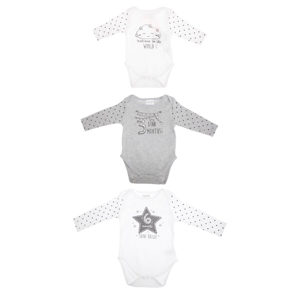 Baby Town Bodysuit Romper (paket med tre)