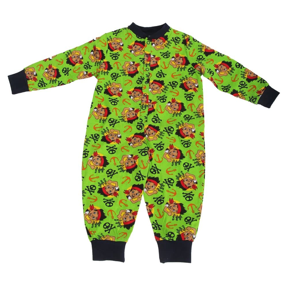 Disney Childrens / Boys Jake And the Neverland Pirates Button Up Onesie / Allt i ett