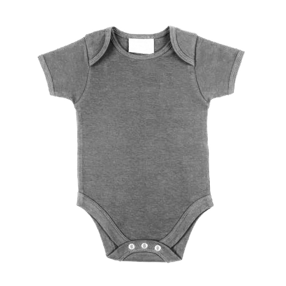 Larkwood Baby Unisex Short Sleeved Body Suit With Envelope Neck Opening