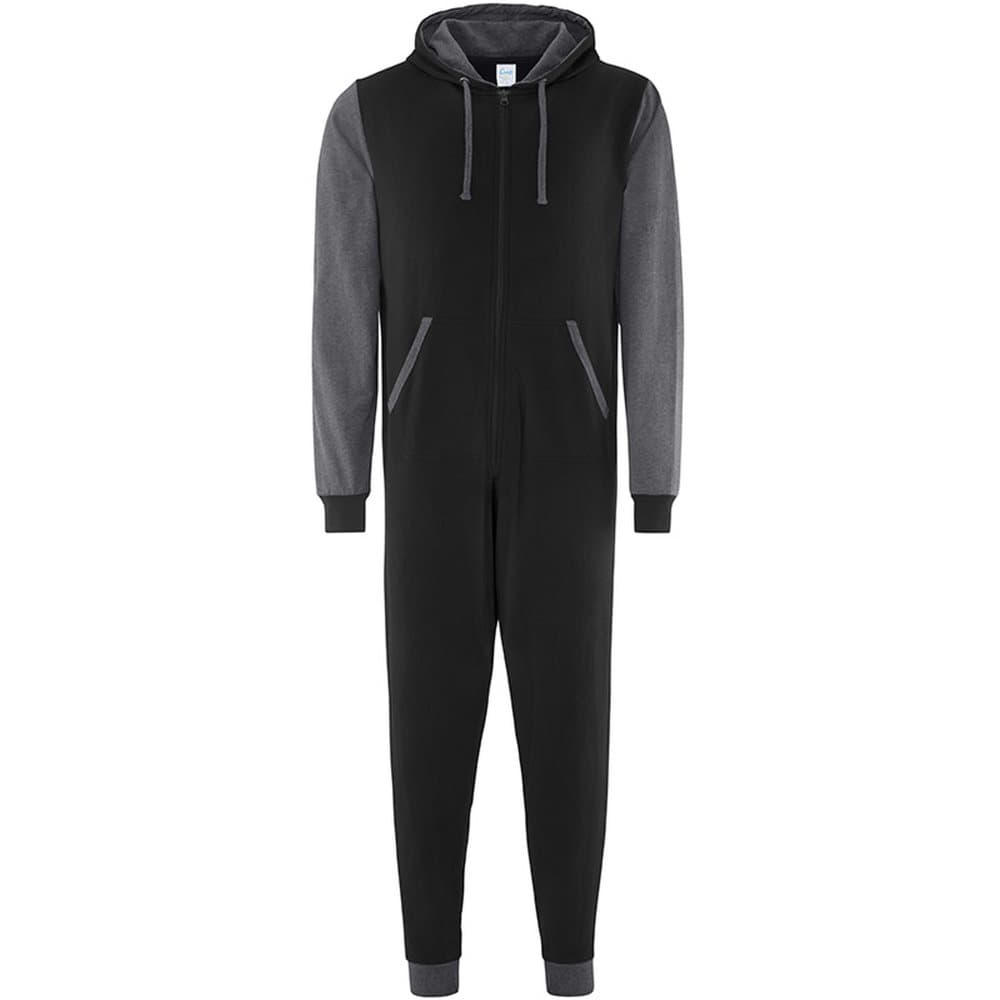 Comfy Co Vuxna unisex tvåtonskontrast allt-i-ett-onesie