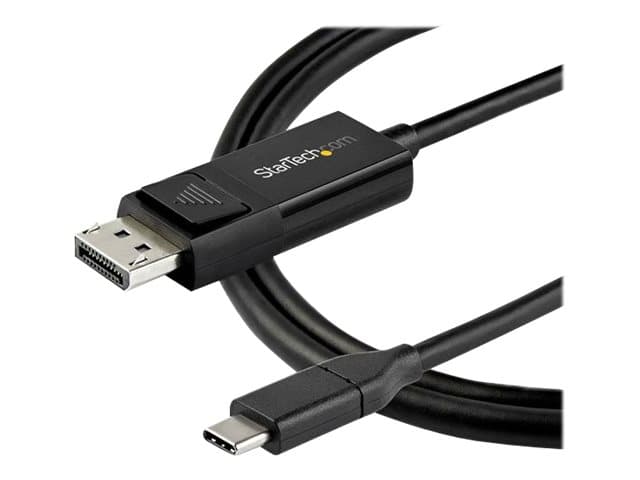 StarTech.com 6ft (2m) USB C to DisplayPort 1.4 Cable 8K 60Hz/4K - Reversible DP to USB-C or USB-C to DP Video Adapter Cable HBR3/HDR/DSC - USB/Displa