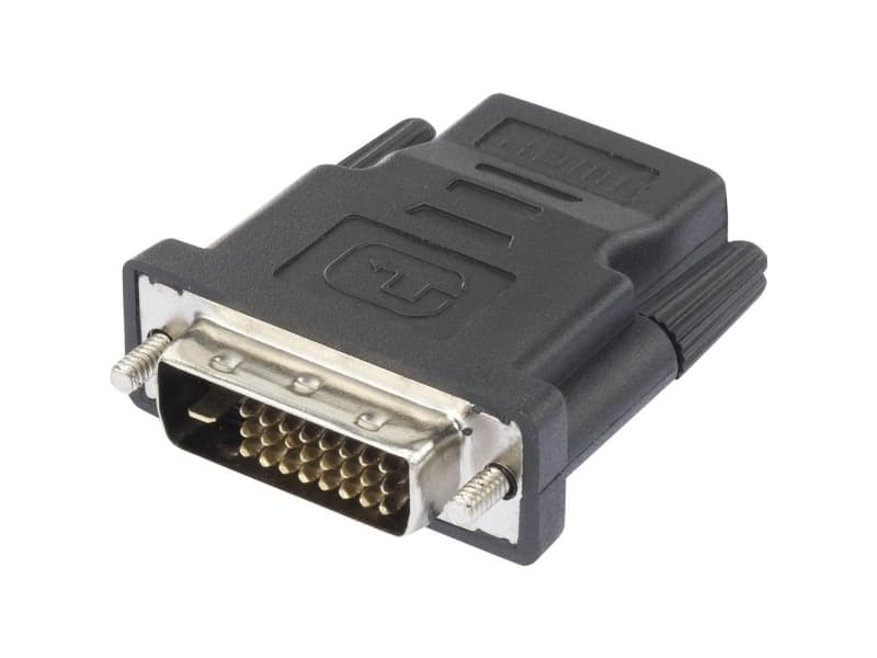 Renkforce RF-4212228, DVI-D, HDMI, Hane/Hona, Svart