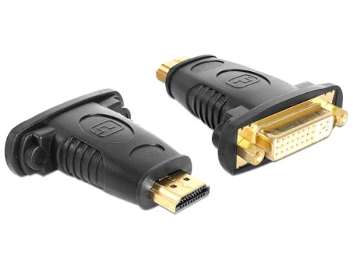 Bild av DeLOCK Adapter HDMI male > DVI 24+5 pin female - Videokort - DVI-I (hona) till HDMI (hane)