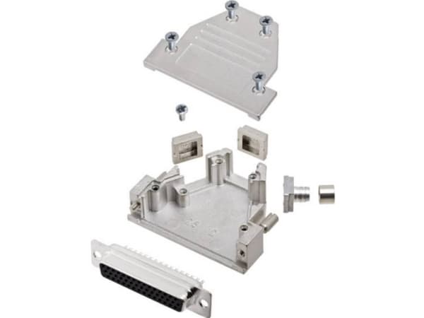 encitech DCRP25-HDS44-CF65-CS80-K 6355-0882-13 D-SUB-stiftliste 45 °, 180 °, 45 ° Poltal: 25 Loddekop 1 stk