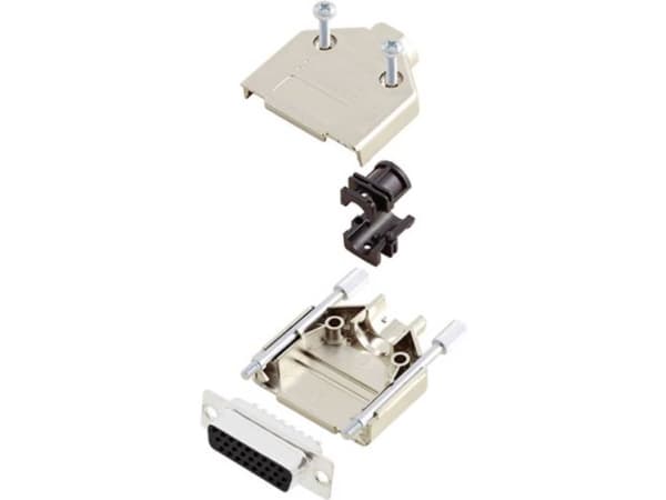 encitech DTPK15-M-HDS26-K 6355-0056-12 D-SUB bøsningsliste-sæt 180 ° Poltal: 26 Loddekop 1 Set