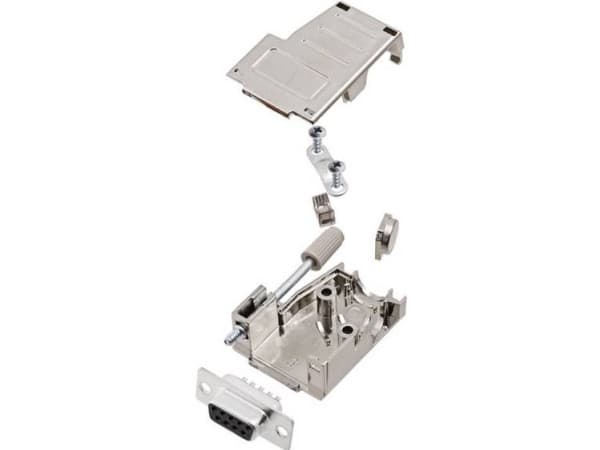 encitech DSSK09-M-DBS-K 6355-0084-11 D-SUB bøsningsliste-sæt 45 °, 180 ° Poltal: 9 Loddekop 1 stk