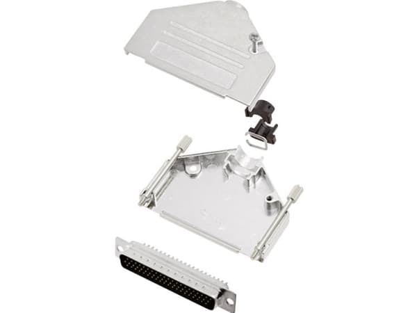 encitech DTCK37-HDP62-K 6355-0062-04 D-SUB stiftliste-sæt 180 ° Poltal: 62 Loddekop 1 Set