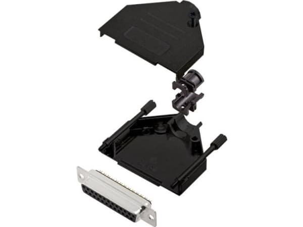 encitech DTZK25-BK-DMS-K 6355-0101-33 D-SUB bøsningsliste-sæt 180 ° Poltal: 25 Loddekop 1 stk