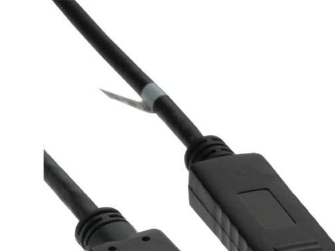 InLine 1m DP/HDMI, 1 m, DisplayPort, HDMI, Svart, Hane/Hane