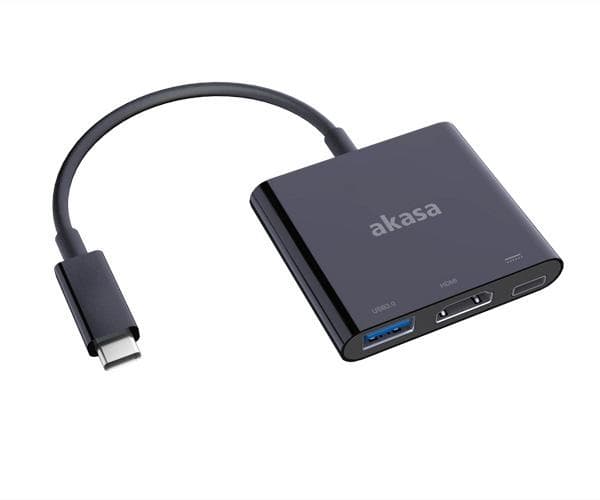 Akasa Typ C Zu Hdmi Konverter Mit Usb 3 0 Typ A Port Cdon